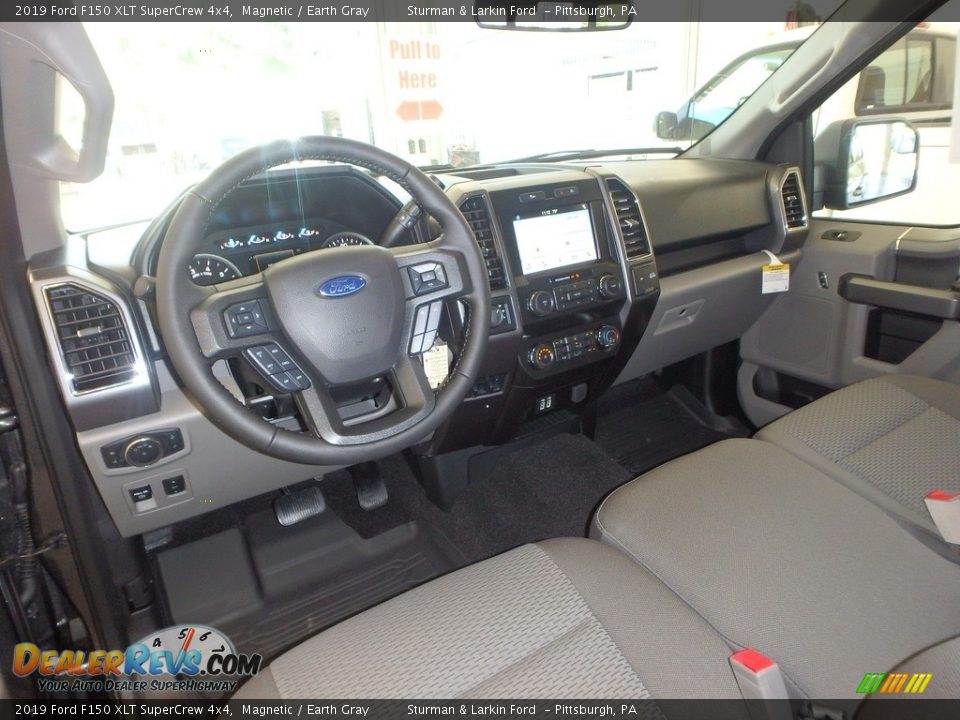 2019 Ford F150 XLT SuperCrew 4x4 Magnetic / Earth Gray Photo #8