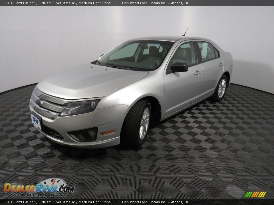 2010 Ford Fusion S Brilliant Silver Metallic / Medium Light Stone Photo #7