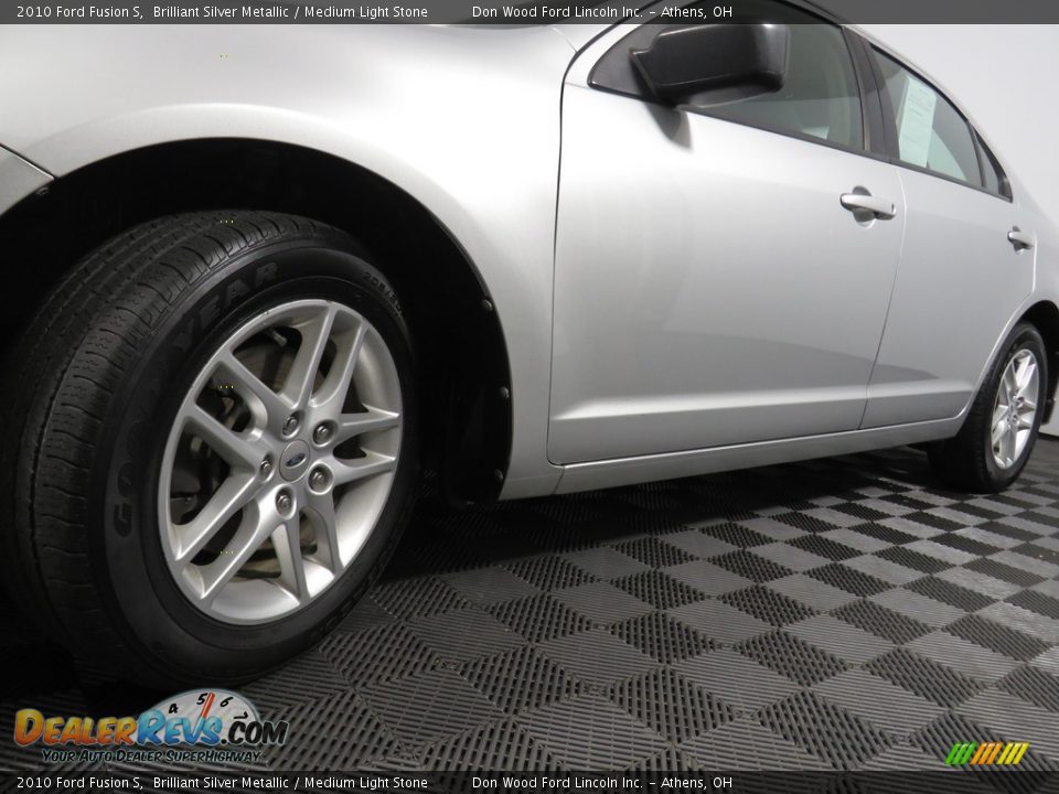 2010 Ford Fusion S Brilliant Silver Metallic / Medium Light Stone Photo #8