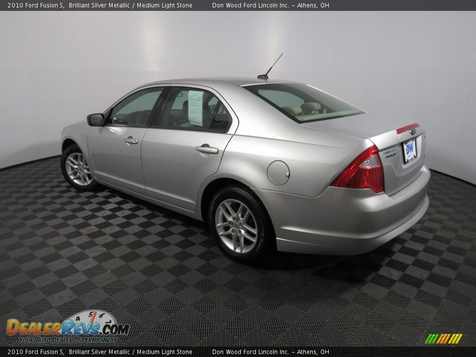 2010 Ford Fusion S Brilliant Silver Metallic / Medium Light Stone Photo #9
