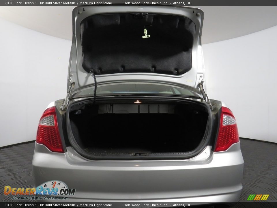 2010 Ford Fusion S Brilliant Silver Metallic / Medium Light Stone Photo #12