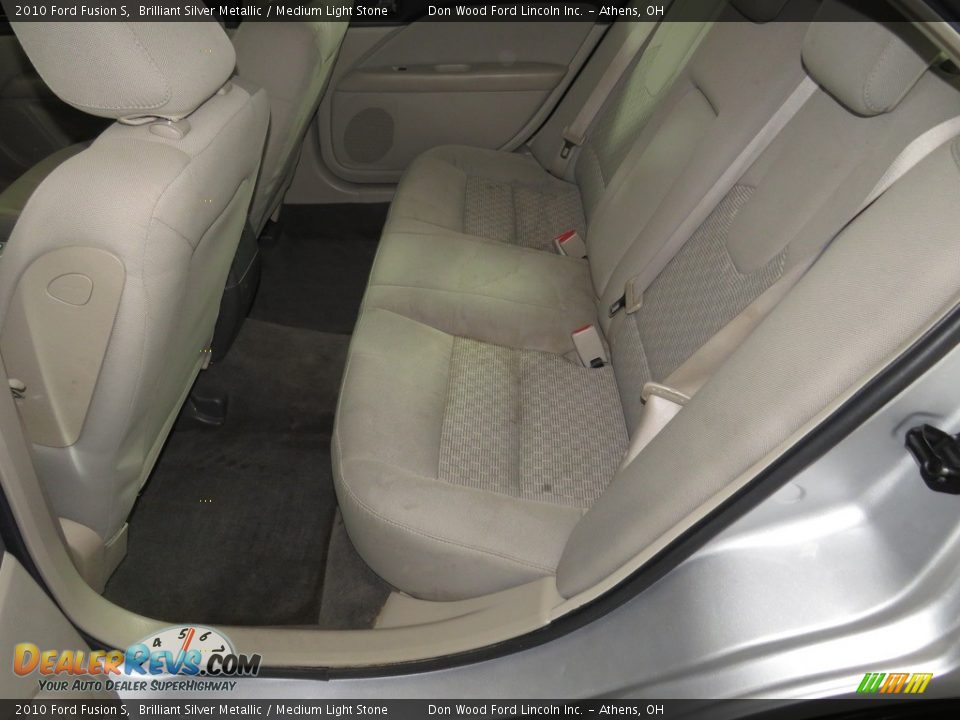 2010 Ford Fusion S Brilliant Silver Metallic / Medium Light Stone Photo #20