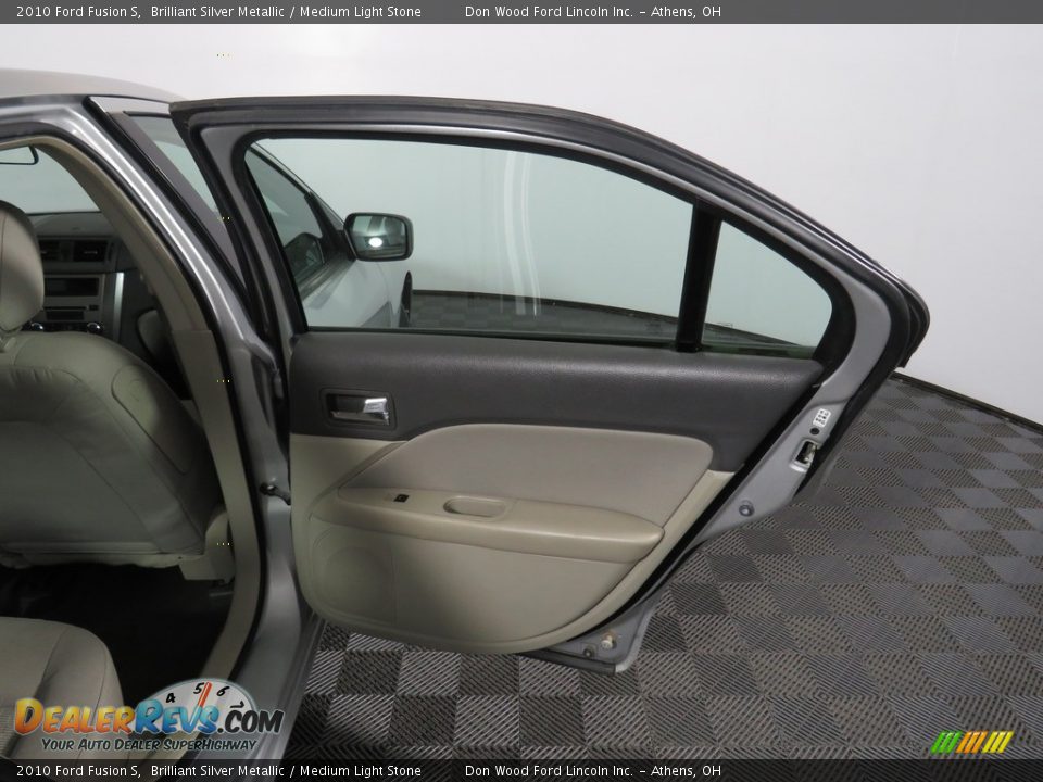2010 Ford Fusion S Brilliant Silver Metallic / Medium Light Stone Photo #21