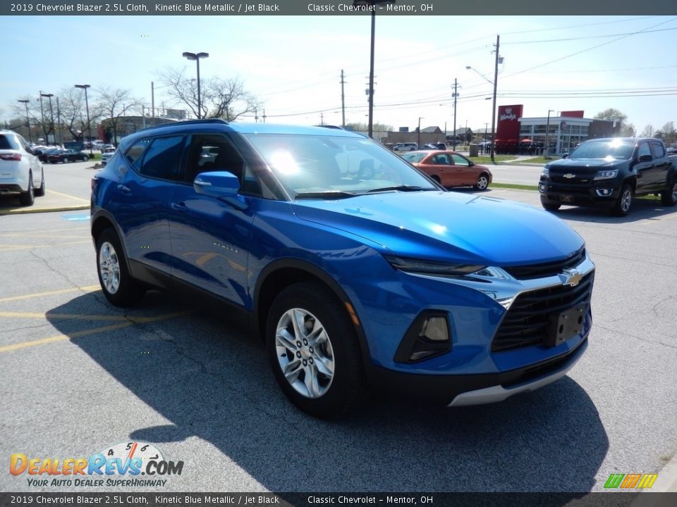 2019 Chevrolet Blazer 2.5L Cloth Kinetic Blue Metallic / Jet Black Photo #3