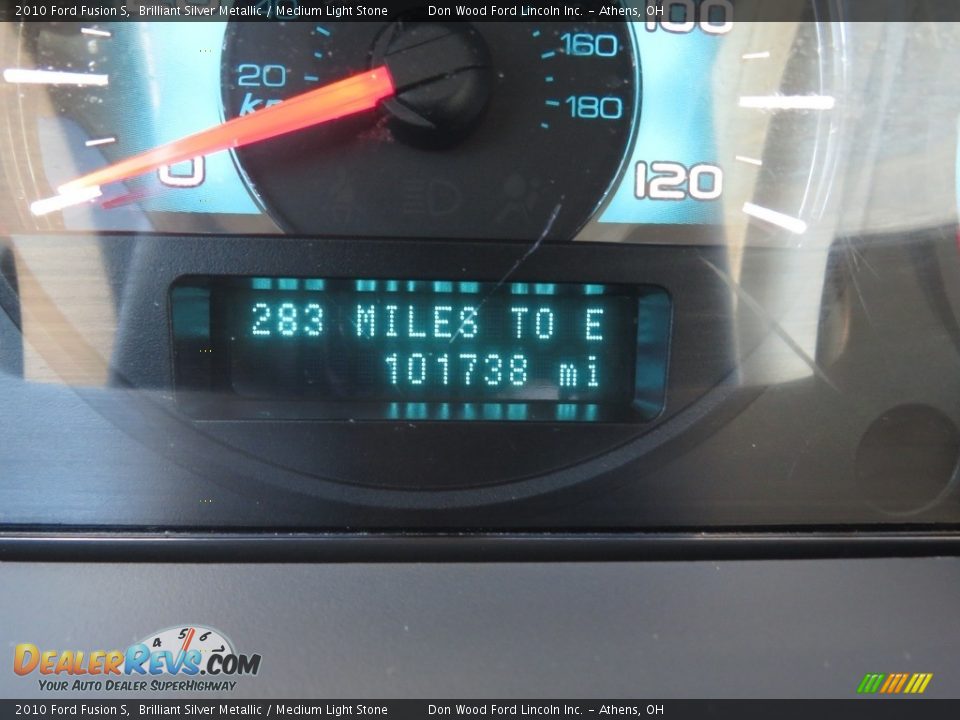2010 Ford Fusion S Brilliant Silver Metallic / Medium Light Stone Photo #27