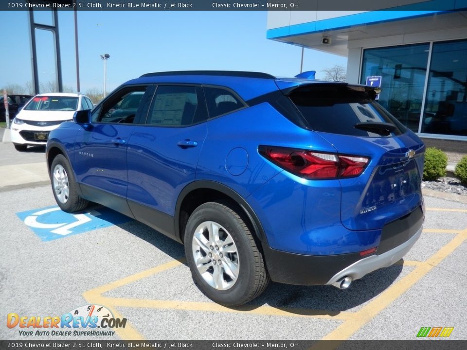 2019 Chevrolet Blazer 2.5L Cloth Kinetic Blue Metallic / Jet Black Photo #5