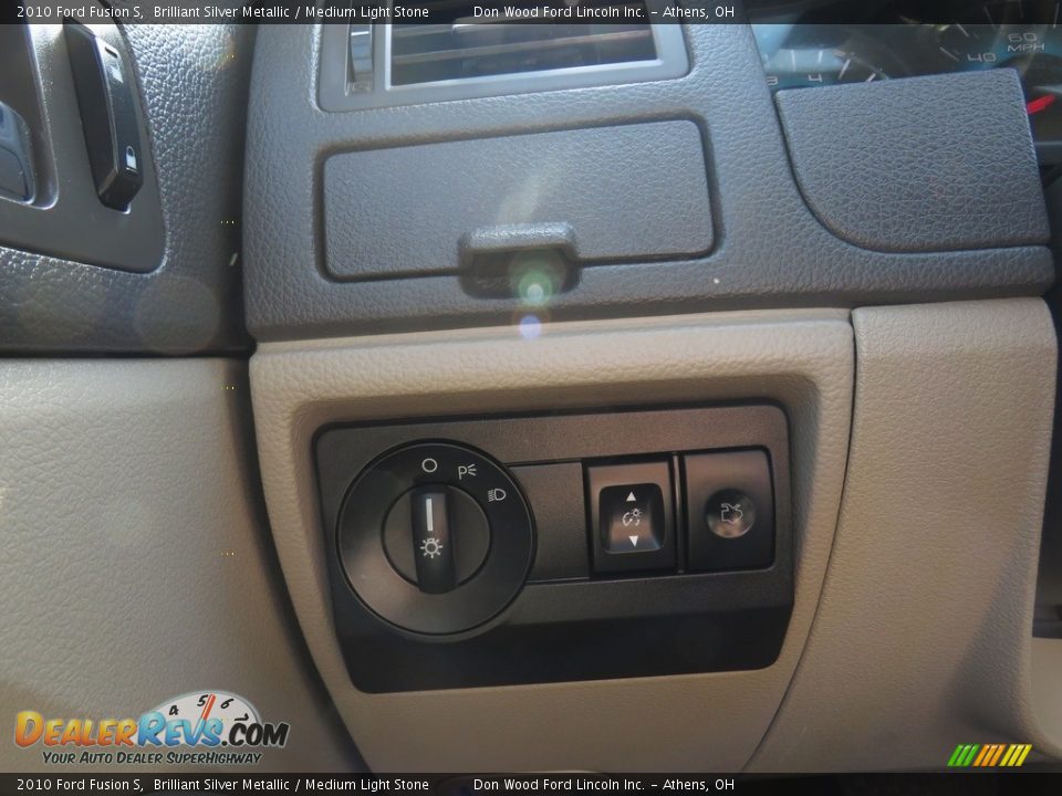 2010 Ford Fusion S Brilliant Silver Metallic / Medium Light Stone Photo #29