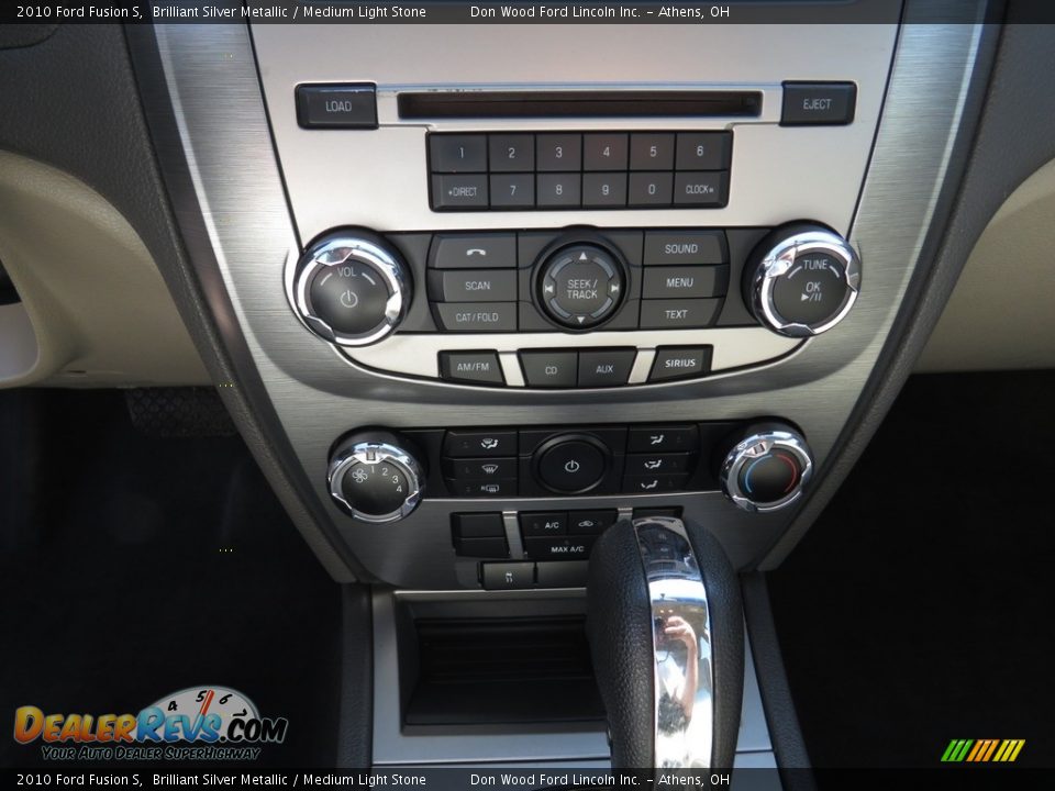 2010 Ford Fusion S Brilliant Silver Metallic / Medium Light Stone Photo #33