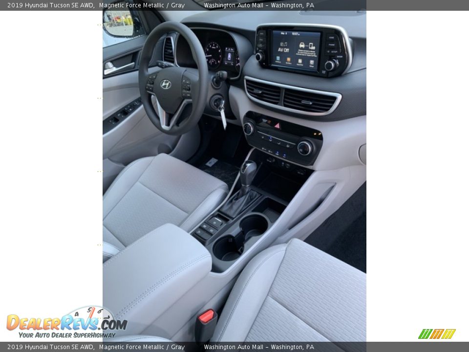 2019 Hyundai Tucson SE AWD Magnetic Force Metallic / Gray Photo #29