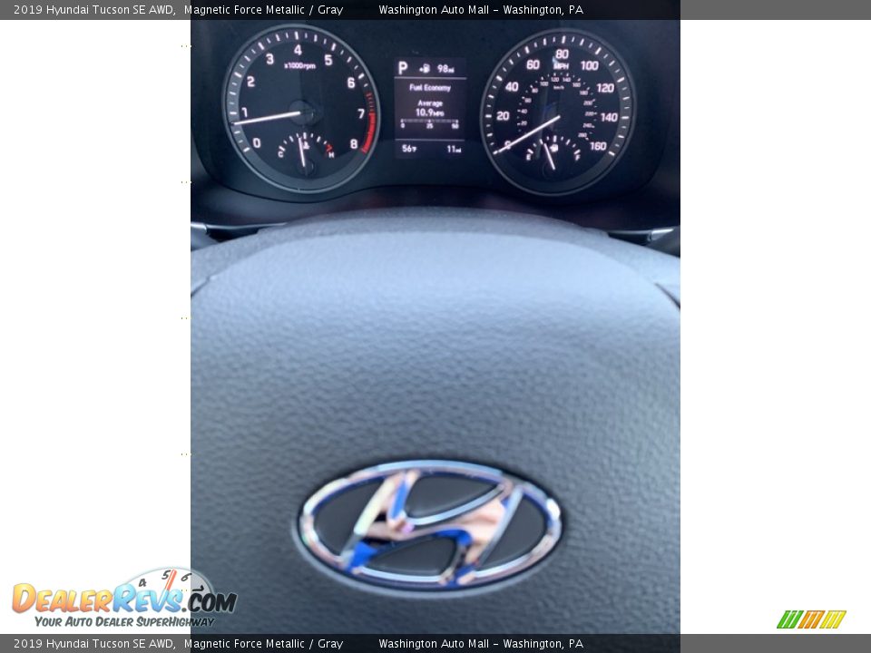 2019 Hyundai Tucson SE AWD Magnetic Force Metallic / Gray Photo #31