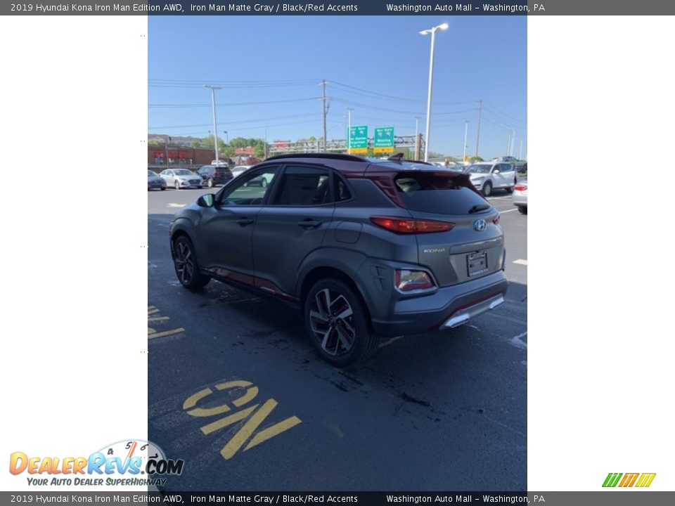 2019 Hyundai Kona Iron Man Edition AWD Iron Man Matte Gray / Black/Red Accents Photo #6