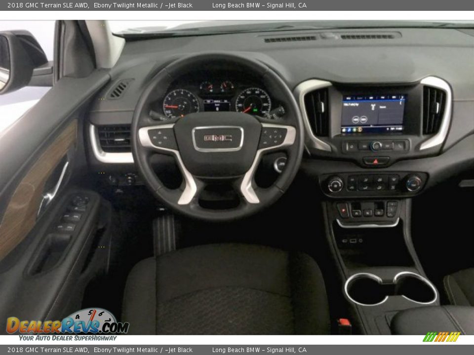 2018 GMC Terrain SLE AWD Ebony Twilight Metallic / ­Jet Black Photo #4