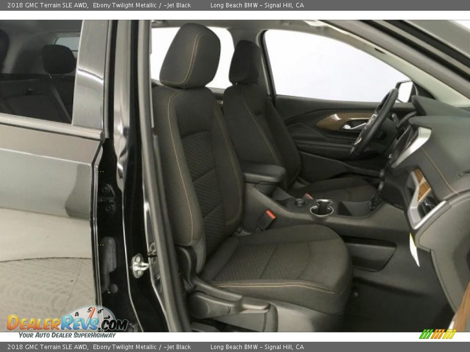 2018 GMC Terrain SLE AWD Ebony Twilight Metallic / ­Jet Black Photo #6