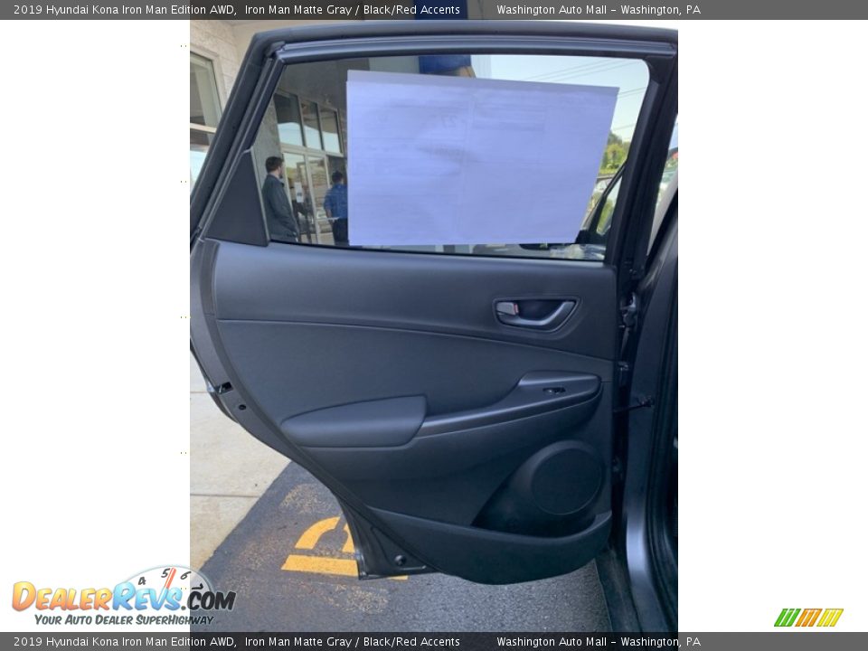 2019 Hyundai Kona Iron Man Edition AWD Iron Man Matte Gray / Black/Red Accents Photo #17