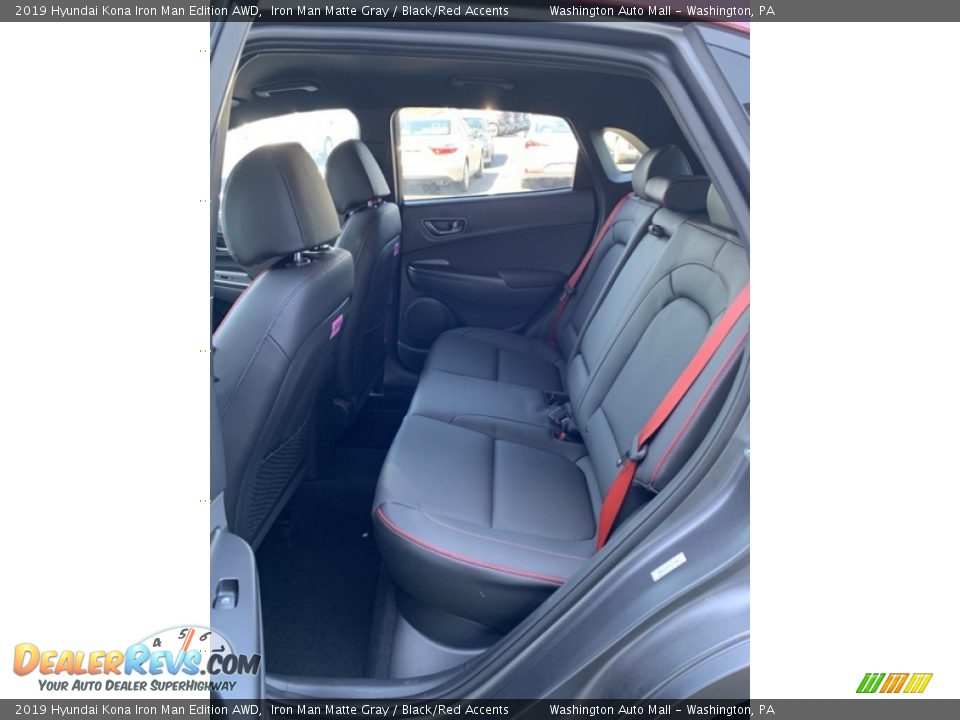 Rear Seat of 2019 Hyundai Kona Iron Man Edition AWD Photo #19