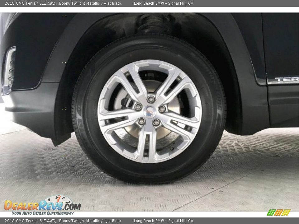 2018 GMC Terrain SLE AWD Ebony Twilight Metallic / ­Jet Black Photo #8