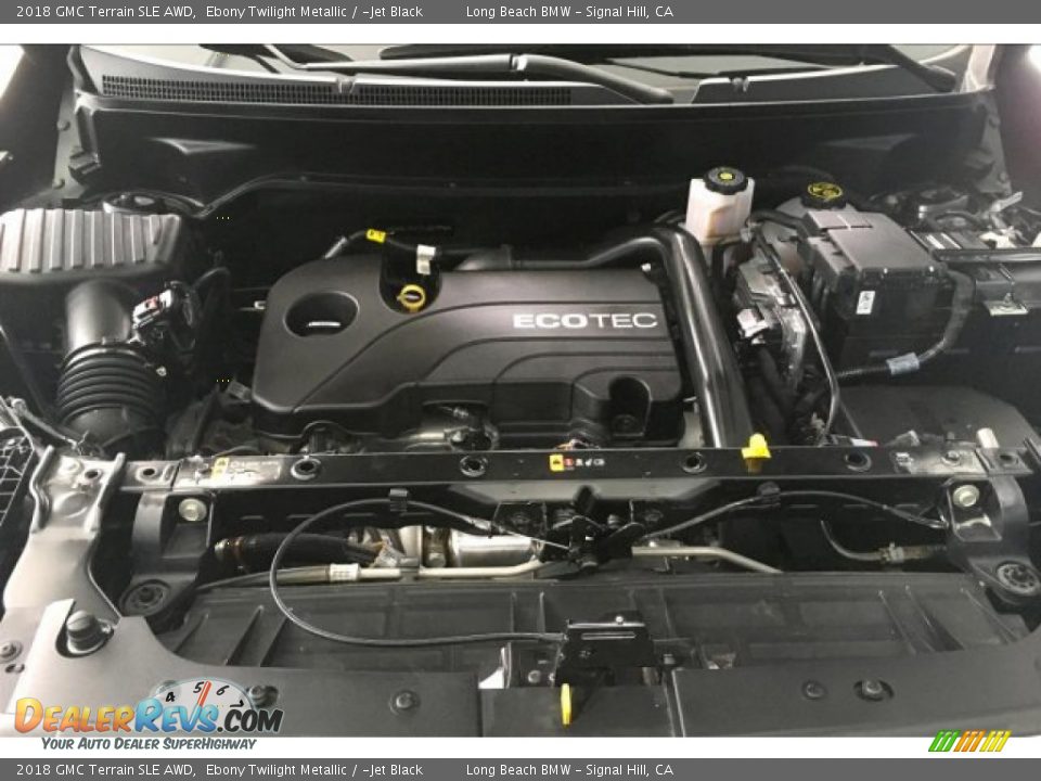 2018 GMC Terrain SLE AWD Ebony Twilight Metallic / ­Jet Black Photo #9