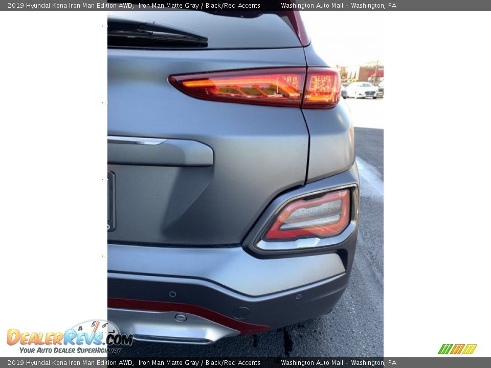 2019 Hyundai Kona Iron Man Edition AWD Iron Man Matte Gray / Black/Red Accents Photo #23