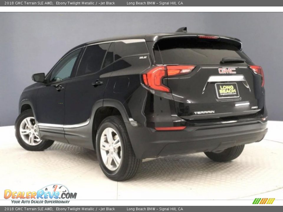 2018 GMC Terrain SLE AWD Ebony Twilight Metallic / ­Jet Black Photo #10
