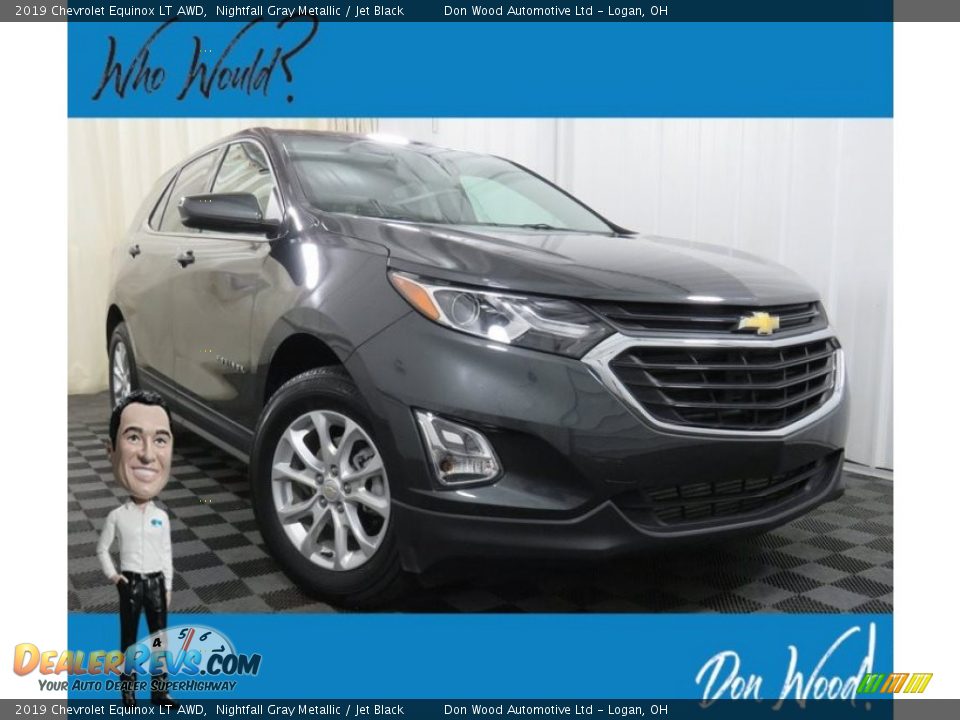 2019 Chevrolet Equinox LT AWD Nightfall Gray Metallic / Jet Black Photo #1