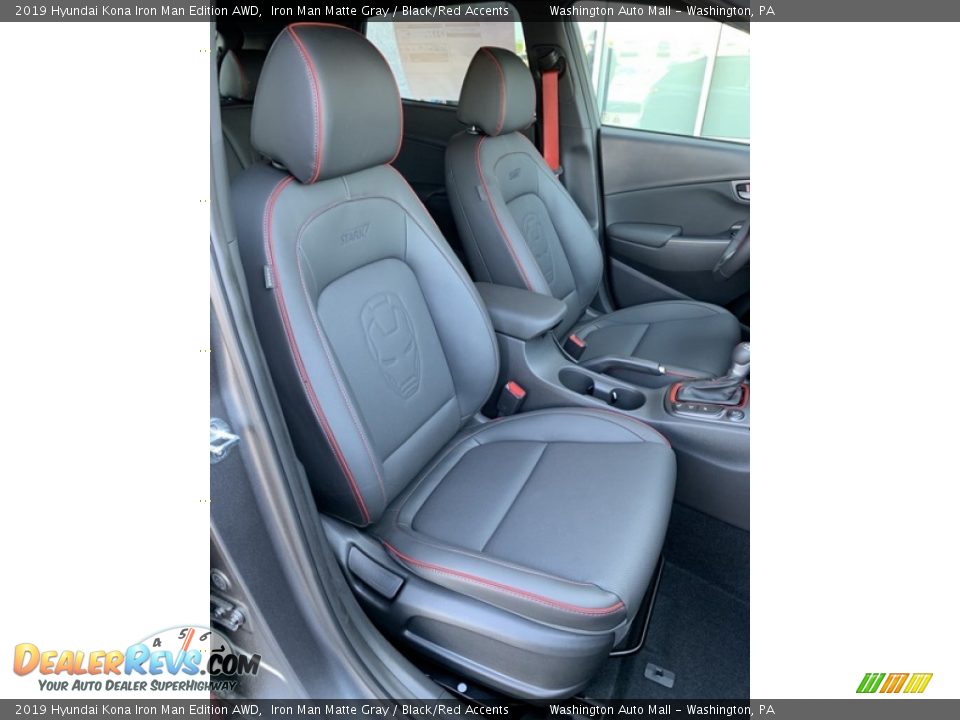 Front Seat of 2019 Hyundai Kona Iron Man Edition AWD Photo #28