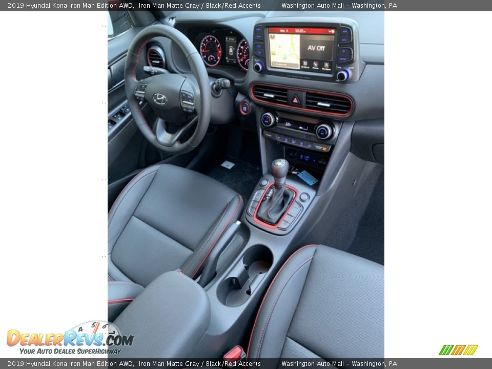Dashboard of 2019 Hyundai Kona Iron Man Edition AWD Photo #29