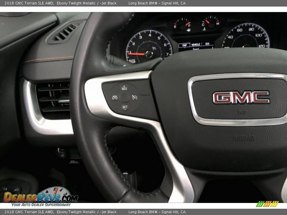 2018 GMC Terrain SLE AWD Ebony Twilight Metallic / ­Jet Black Photo #14