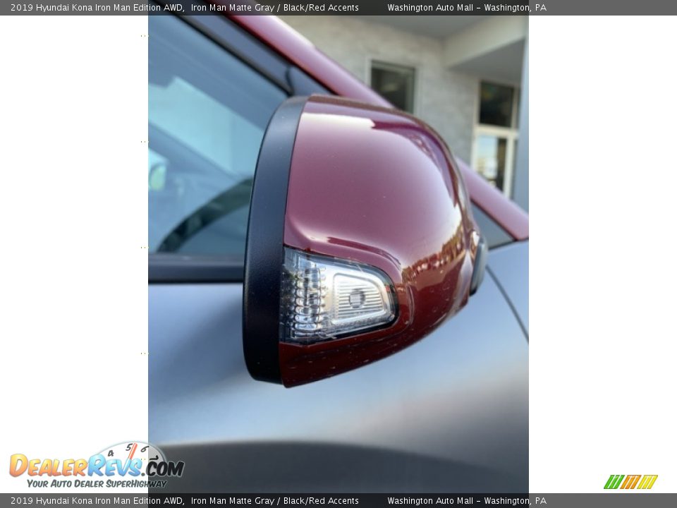 2019 Hyundai Kona Iron Man Edition AWD Iron Man Matte Gray / Black/Red Accents Photo #31
