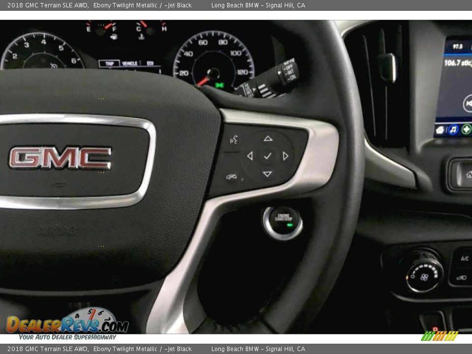 2018 GMC Terrain SLE AWD Ebony Twilight Metallic / ­Jet Black Photo #15