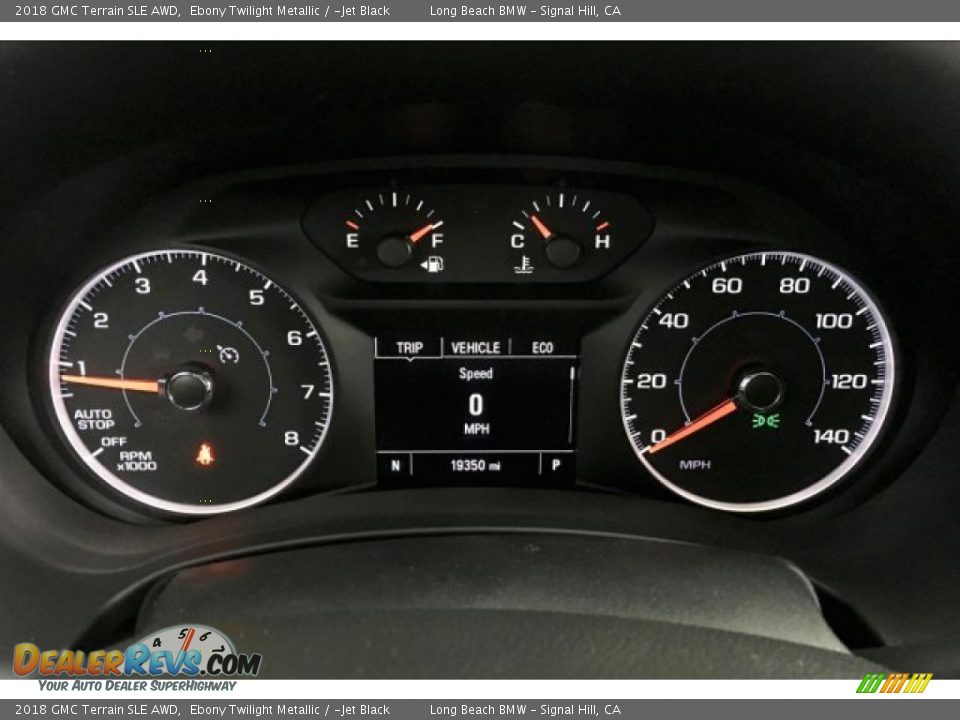 2018 GMC Terrain SLE AWD Ebony Twilight Metallic / ­Jet Black Photo #16