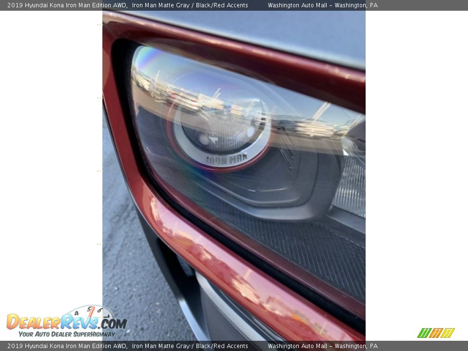 2019 Hyundai Kona Iron Man Edition AWD Iron Man Matte Gray / Black/Red Accents Photo #34