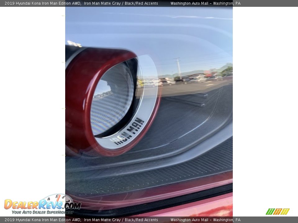 2019 Hyundai Kona Iron Man Edition AWD Iron Man Matte Gray / Black/Red Accents Photo #35