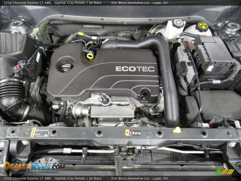 2019 Chevrolet Equinox LT AWD Nightfall Gray Metallic / Jet Black Photo #7