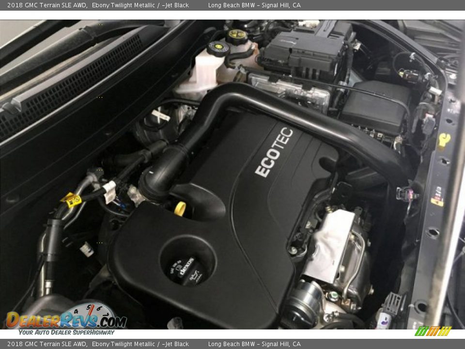2018 GMC Terrain SLE AWD Ebony Twilight Metallic / ­Jet Black Photo #26