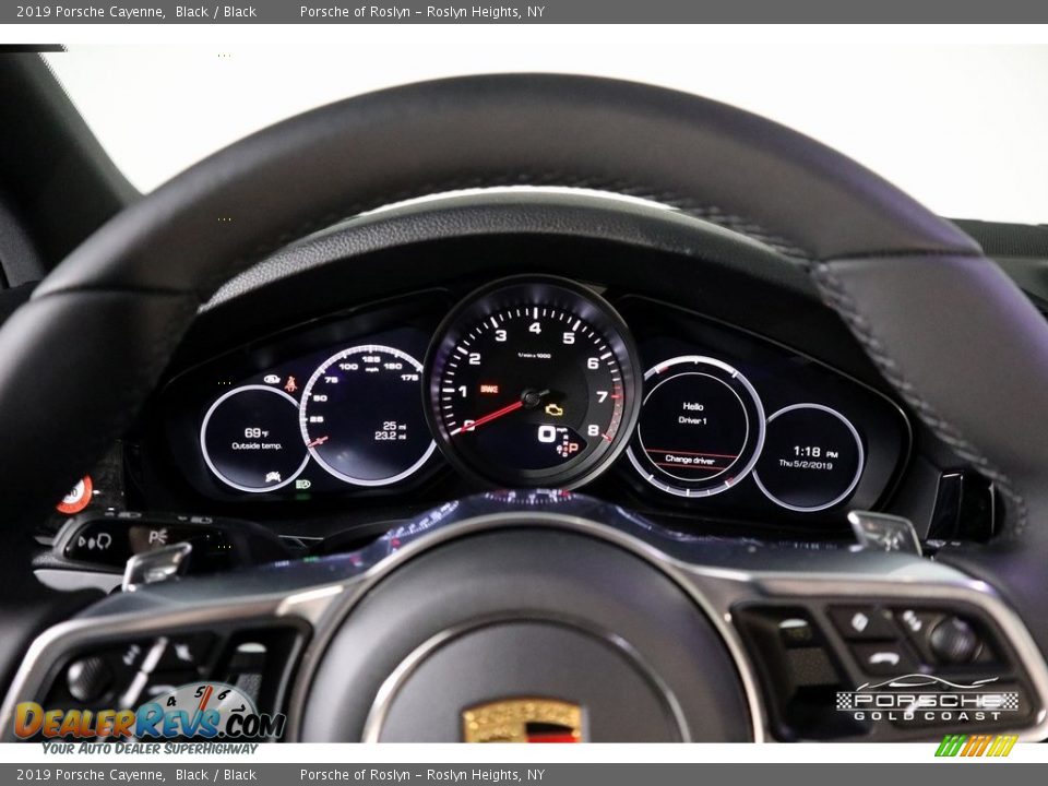2019 Porsche Cayenne Black / Black Photo #19