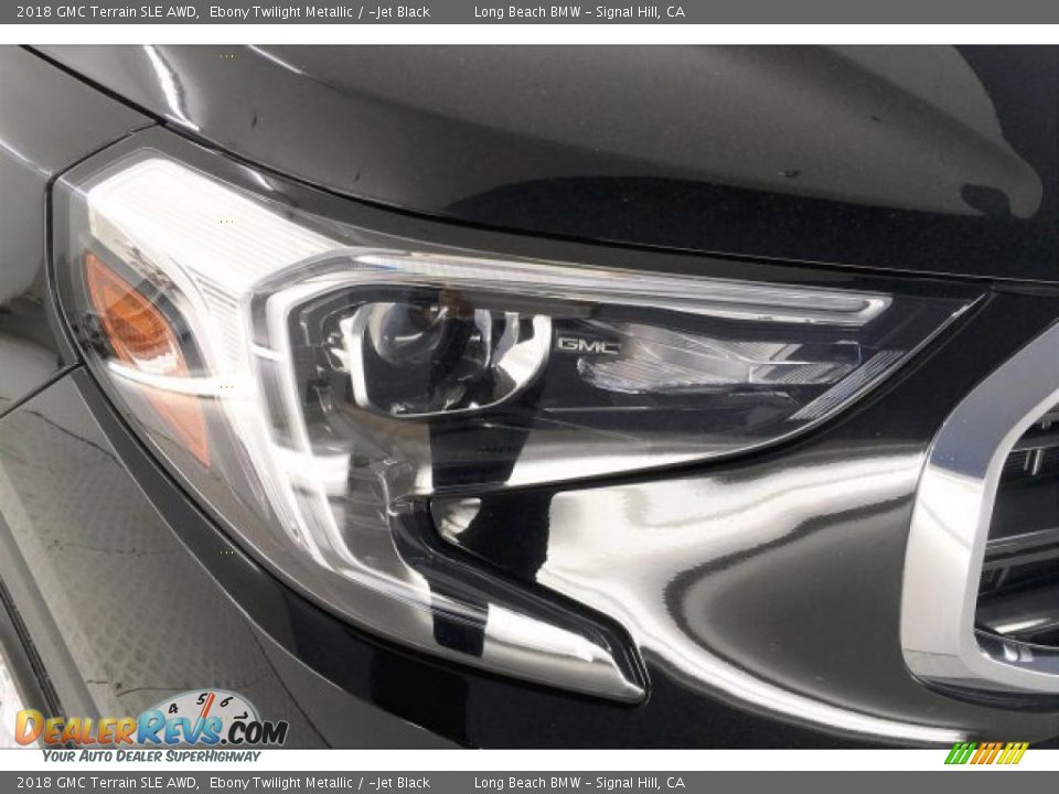 2018 GMC Terrain SLE AWD Ebony Twilight Metallic / ­Jet Black Photo #27