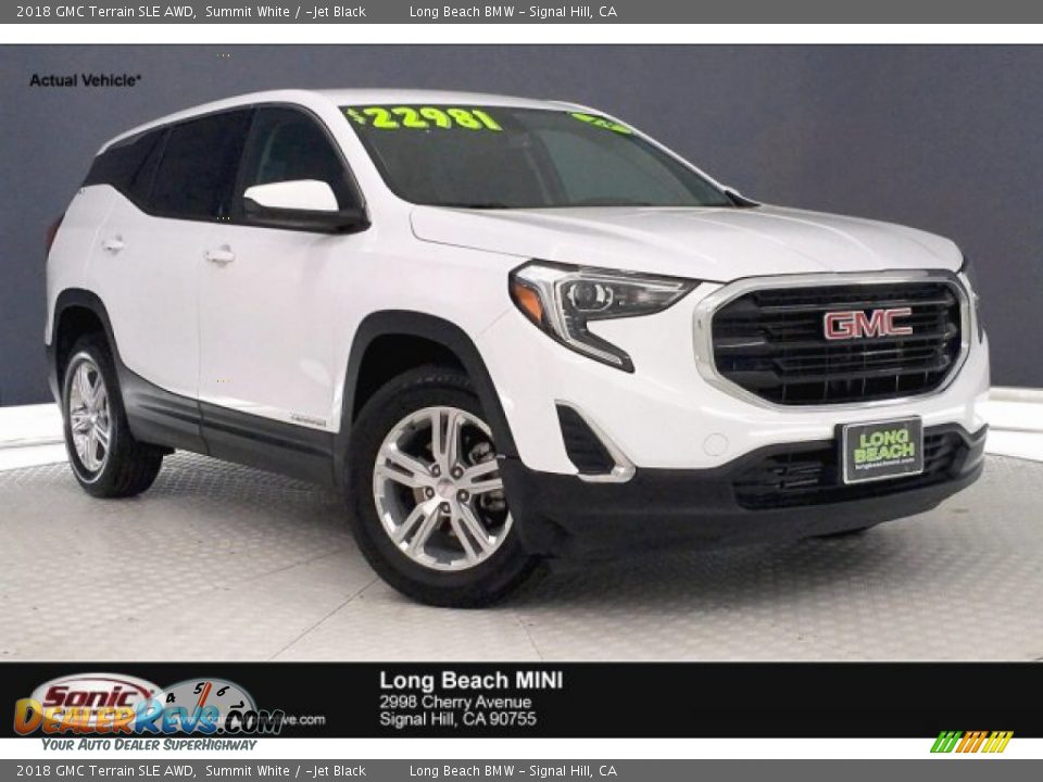 2018 GMC Terrain SLE AWD Summit White / ­Jet Black Photo #1