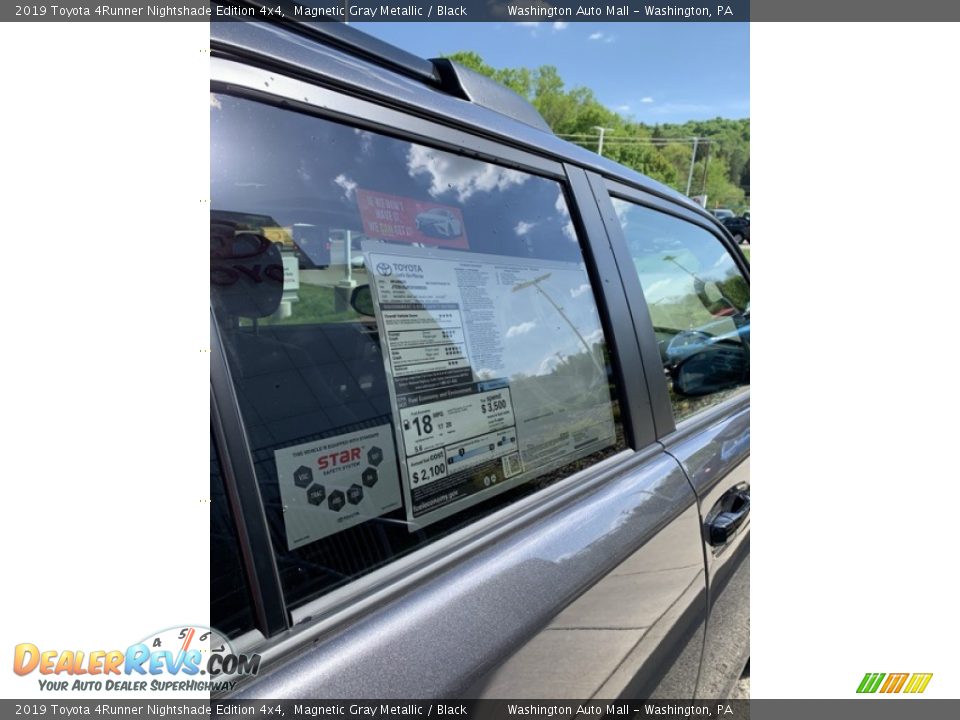 2019 Toyota 4Runner Nightshade Edition 4x4 Magnetic Gray Metallic / Black Photo #23