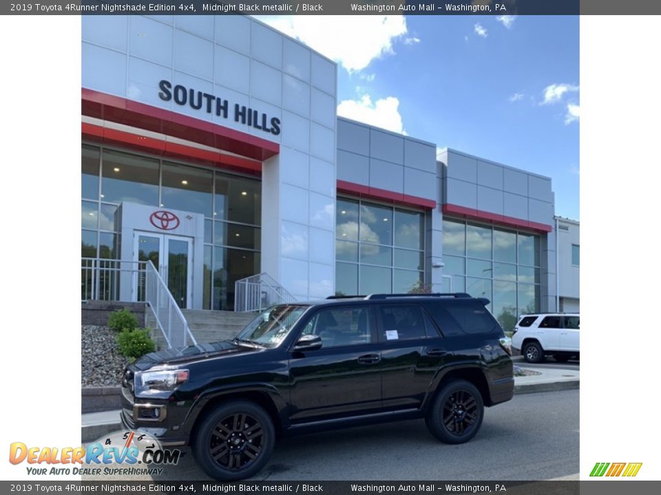 2019 Toyota 4Runner Nightshade Edition 4x4 Midnight Black metallic / Black Photo #7