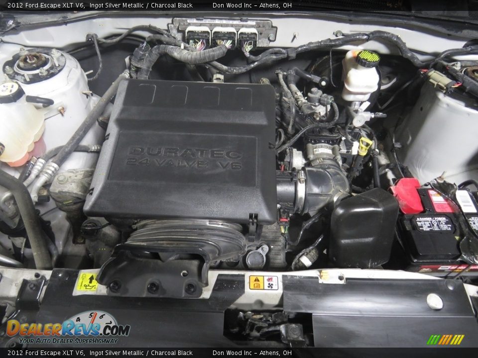2012 Ford Escape XLT V6 Ingot Silver Metallic / Charcoal Black Photo #6