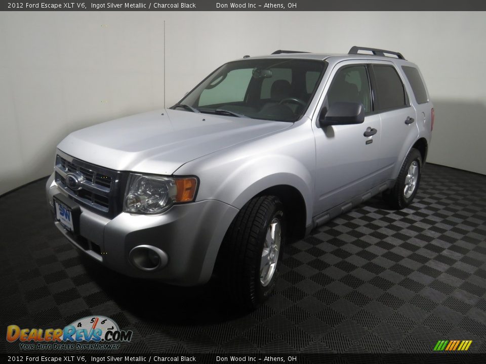 2012 Ford Escape XLT V6 Ingot Silver Metallic / Charcoal Black Photo #7