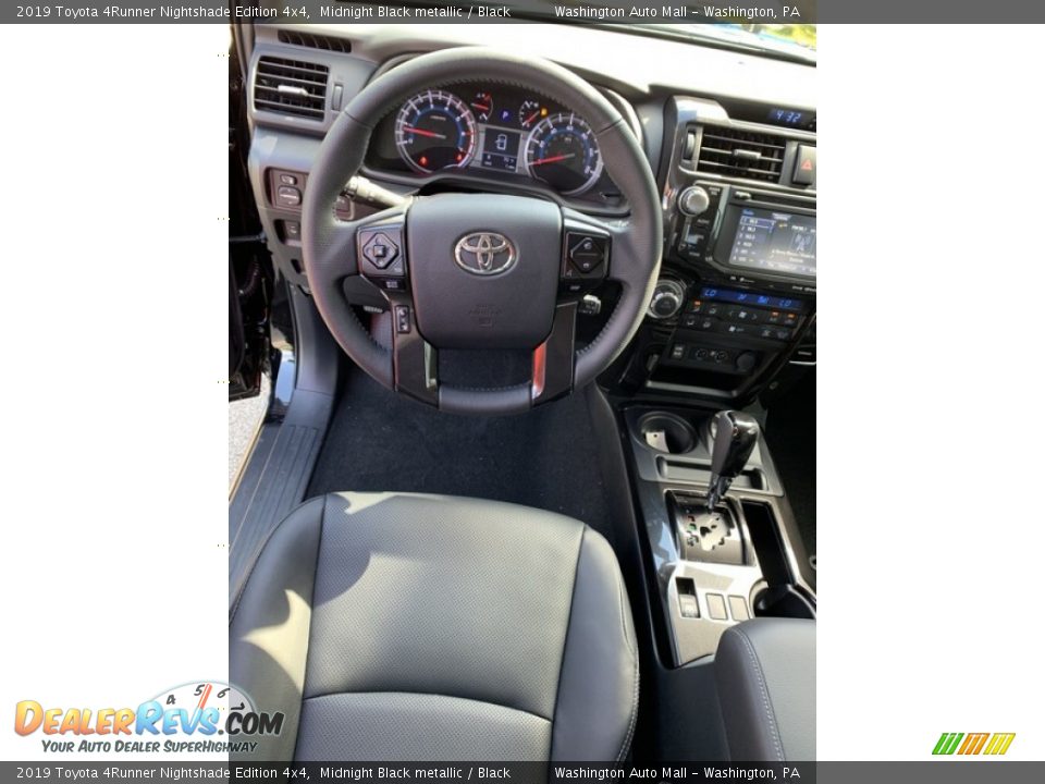 2019 Toyota 4Runner Nightshade Edition 4x4 Midnight Black metallic / Black Photo #11