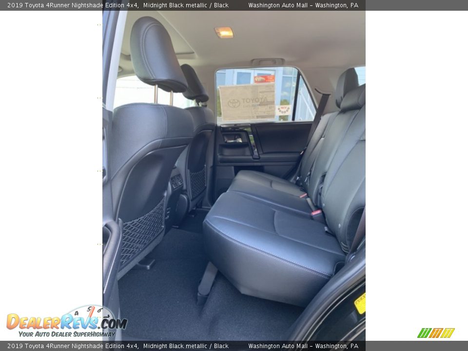 2019 Toyota 4Runner Nightshade Edition 4x4 Midnight Black metallic / Black Photo #18