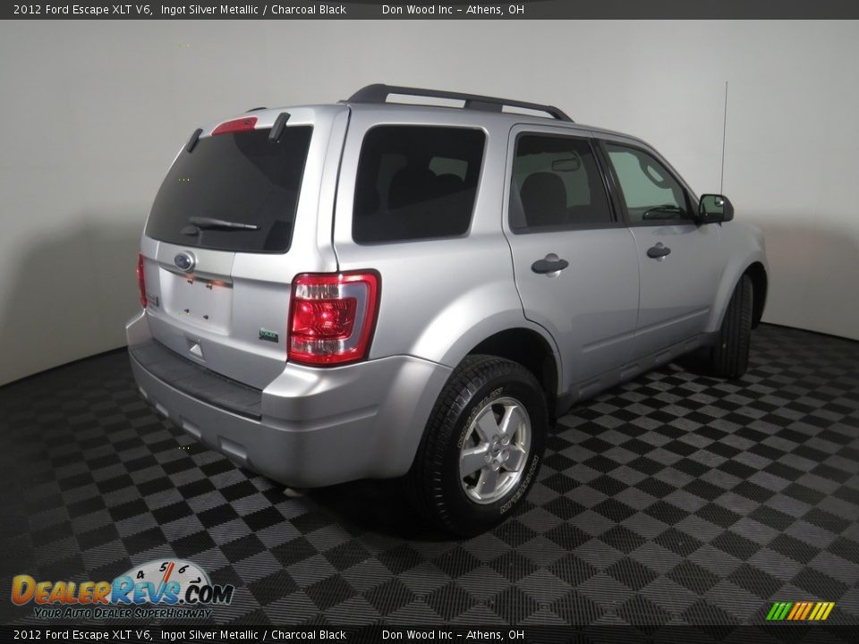 2012 Ford Escape XLT V6 Ingot Silver Metallic / Charcoal Black Photo #16