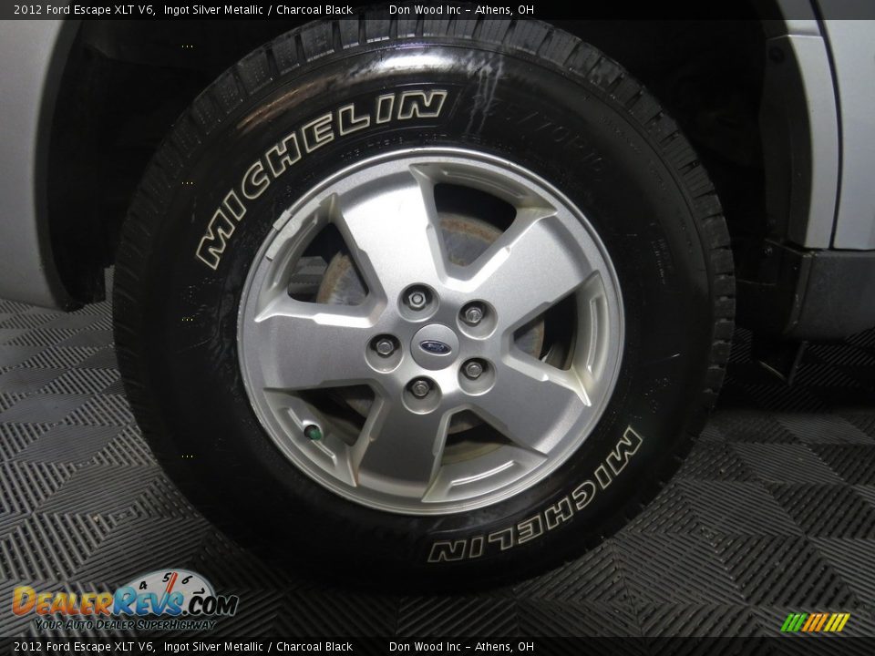 2012 Ford Escape XLT V6 Ingot Silver Metallic / Charcoal Black Photo #18