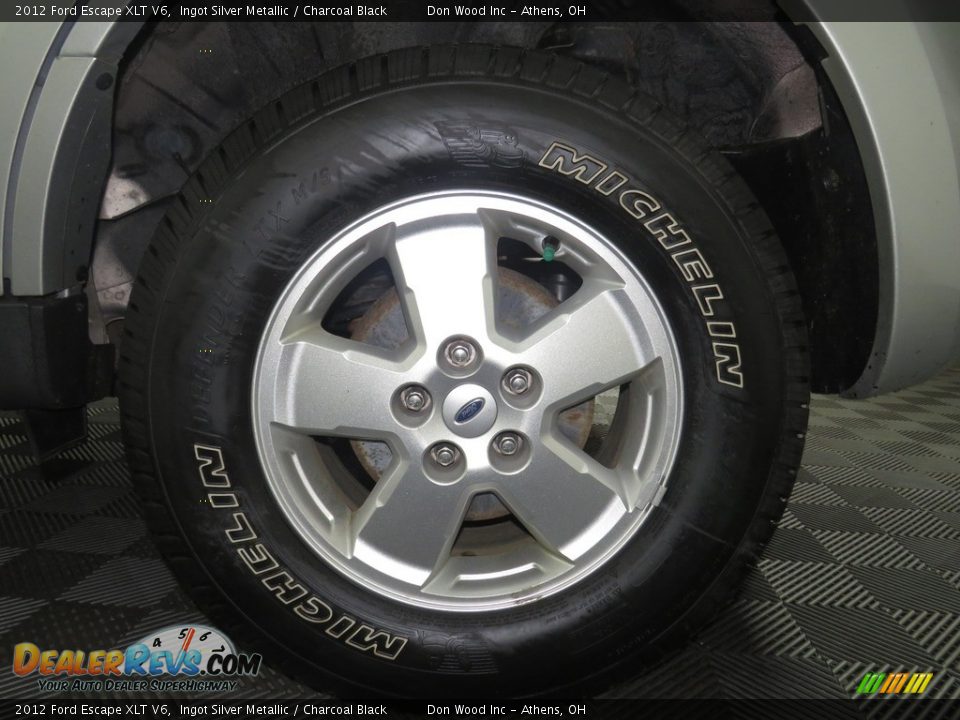 2012 Ford Escape XLT V6 Ingot Silver Metallic / Charcoal Black Photo #21