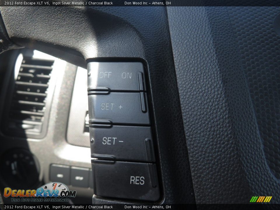 2012 Ford Escape XLT V6 Ingot Silver Metallic / Charcoal Black Photo #25