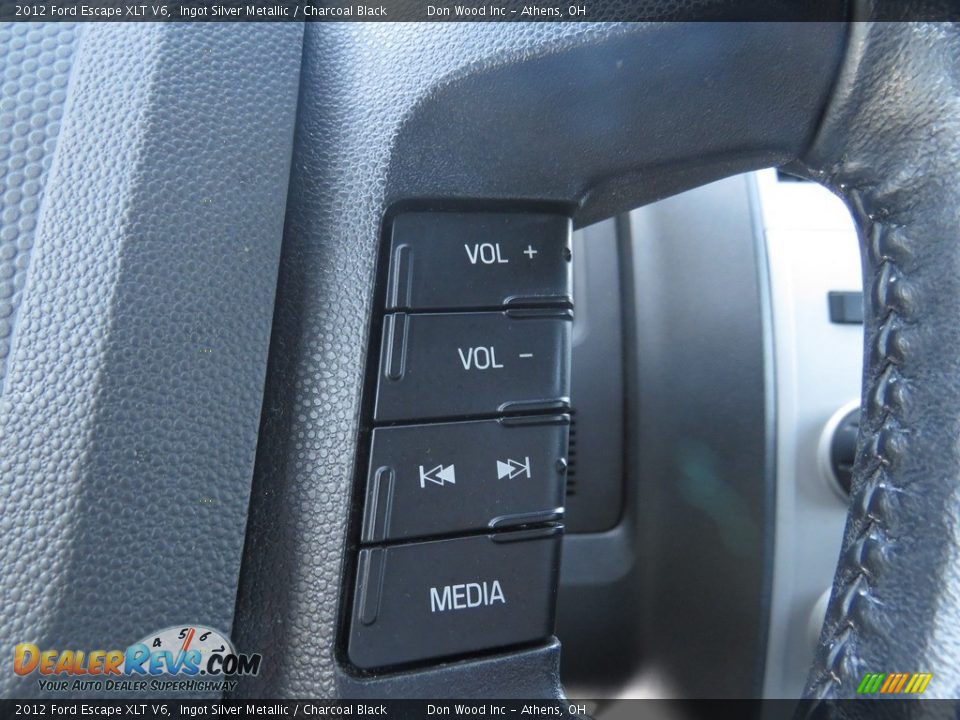 2012 Ford Escape XLT V6 Ingot Silver Metallic / Charcoal Black Photo #26