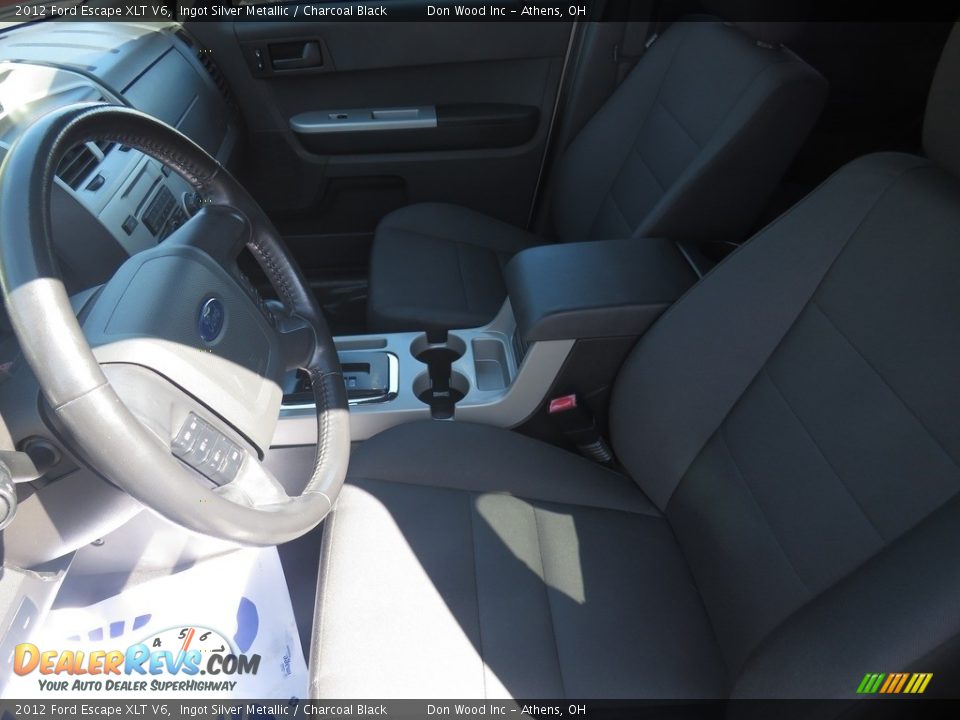 2012 Ford Escape XLT V6 Ingot Silver Metallic / Charcoal Black Photo #30