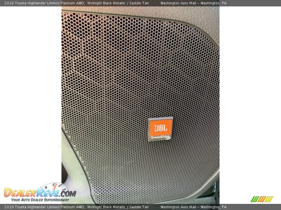 2019 Toyota Highlander Limited Platinum AWD Midnight Black Metallic / Saddle Tan Photo #15